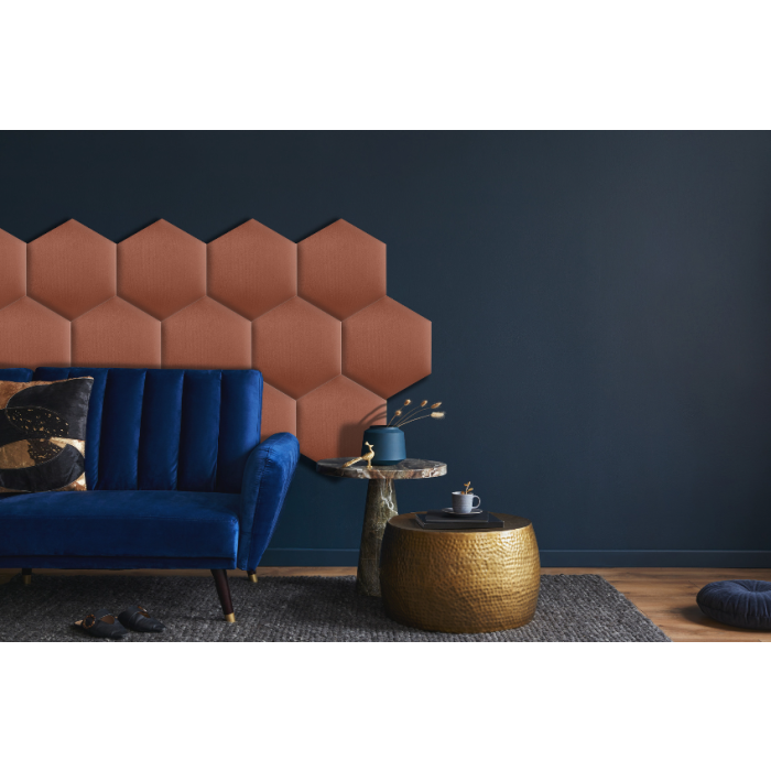Upholstered Panel Dirty Pink